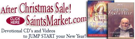 After Christmas sale: shop for nativities, advent wreaths, rosaries, and more at the Saints Market Catholic gift store.