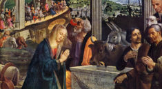 Adoration of the Shepherds by Domenico Ghirlandaio - Blessed Christmas from CatholicMoms.com