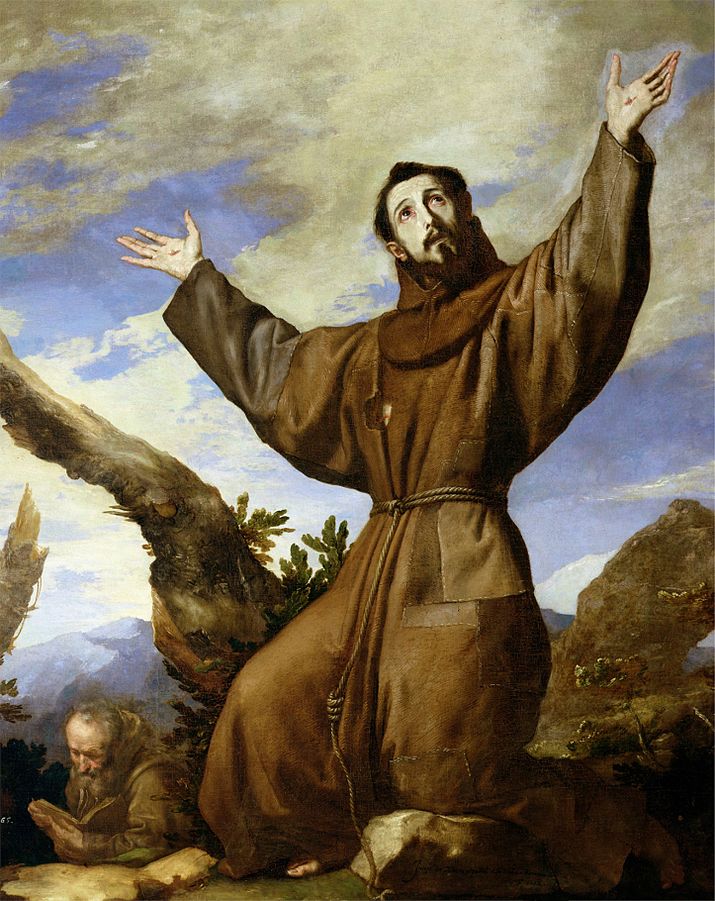 Saint Francis of Assisi Painting by Ribera